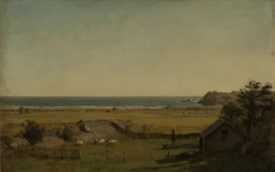 View Near Newport, Rhode Island, 1840-70